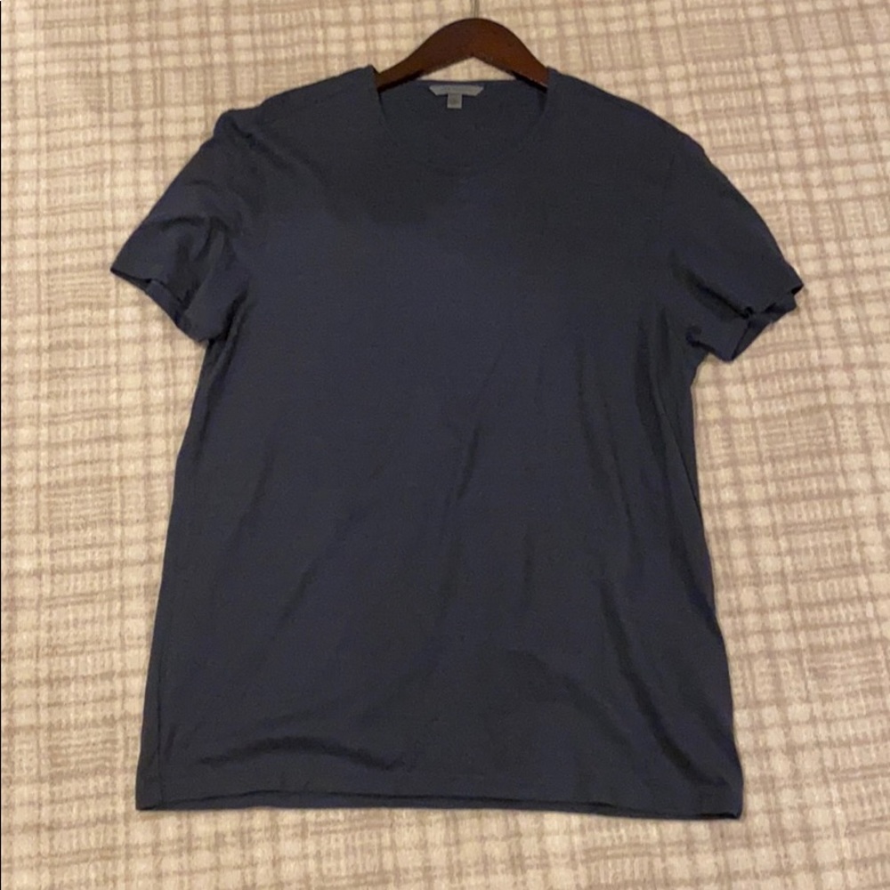 John Varvatos XL Navy Tee Shirt Crew Neck